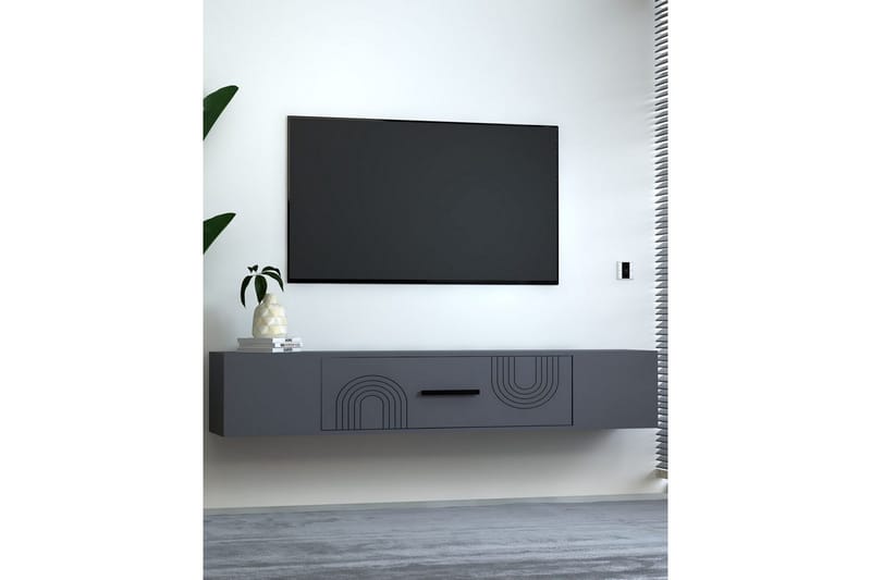 Avryn Tv-bänk 150 cm - Antracit - Möbler - Tv möbel & mediamöbel - TV bänk & mediabänk