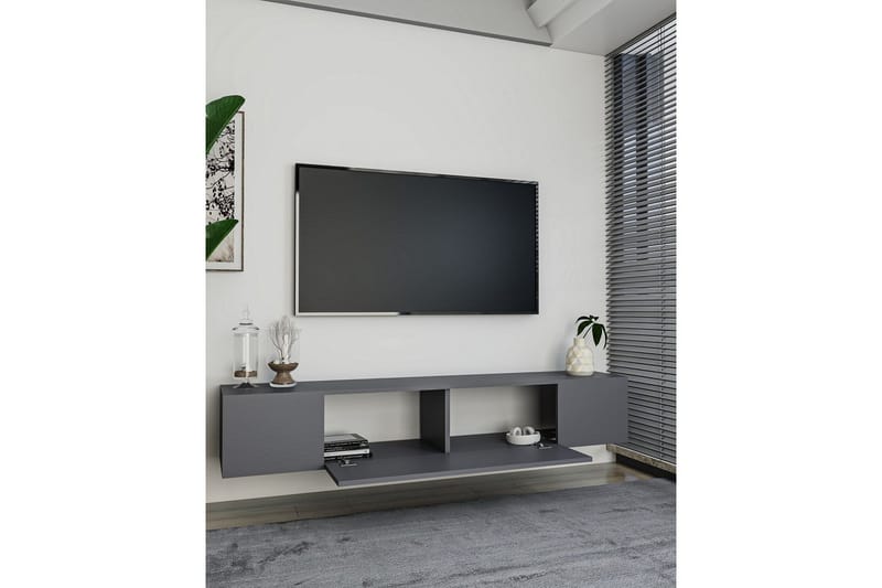 Avryn Tv-bänk 150 cm - Antracit - Möbler - Tv möbel & mediamöbel - TV bänk & mediabänk