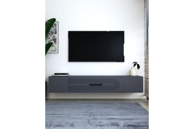 Avryn Tv-bänk 150 cm - Antracit - Möbler - Tv möbel & mediamöbel - TV bänk & mediabänk