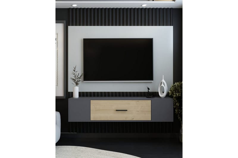 Avryn Tv-bänk 150 cm - Antracit - Möbler - Tv möbel & mediamöbel - TV bänk & mediabänk
