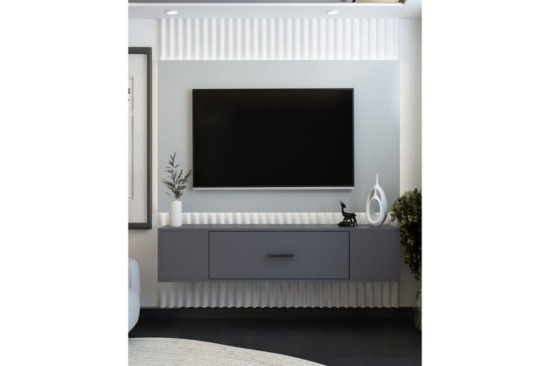Avryn Tv-bänk 150 cm - Antracit - Möbler - Tv möbel & mediamöbel - TV bänk & mediabänk