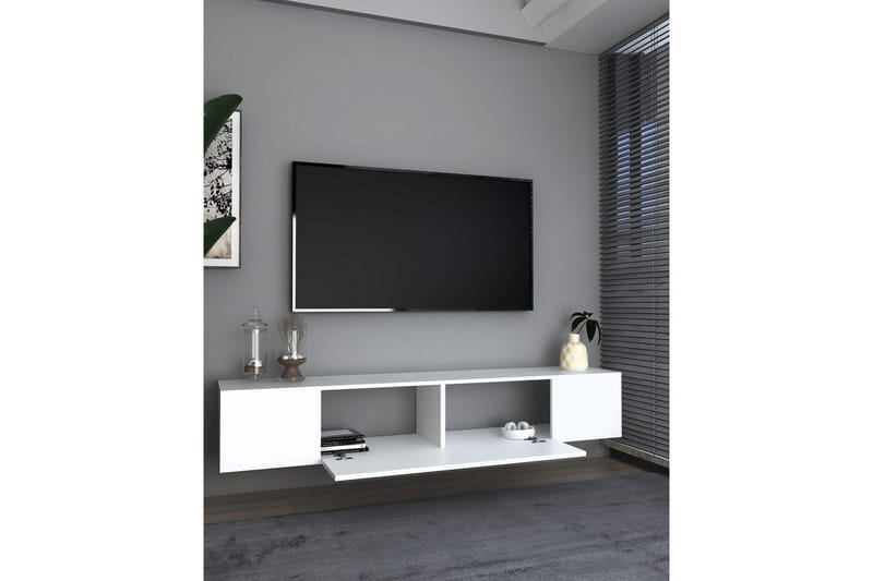 Avryn Tv-bänk 150 cm - Vit - Möbler - Tv möbel & mediamöbel - TV bänk & mediabänk