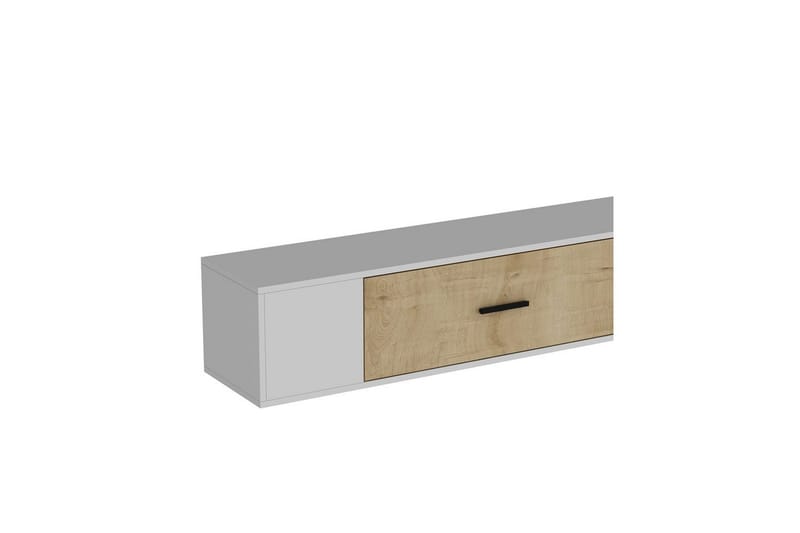 Avryn Tv-bänk 150 cm - Vit/Ek - Möbler - Tv möbel & mediamöbel - TV bänk & mediabänk