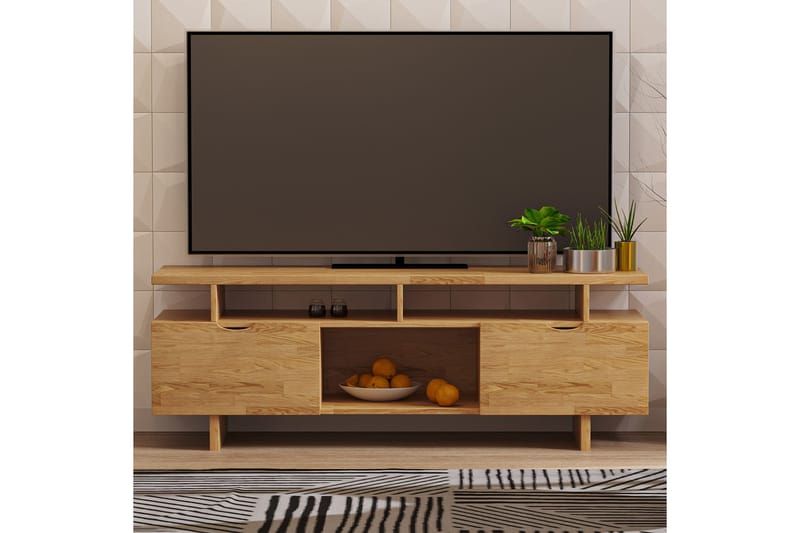 Banao Tv-bänk 160x45 cm Mörkblå - Hanah Home - TV bänk & mediabänk