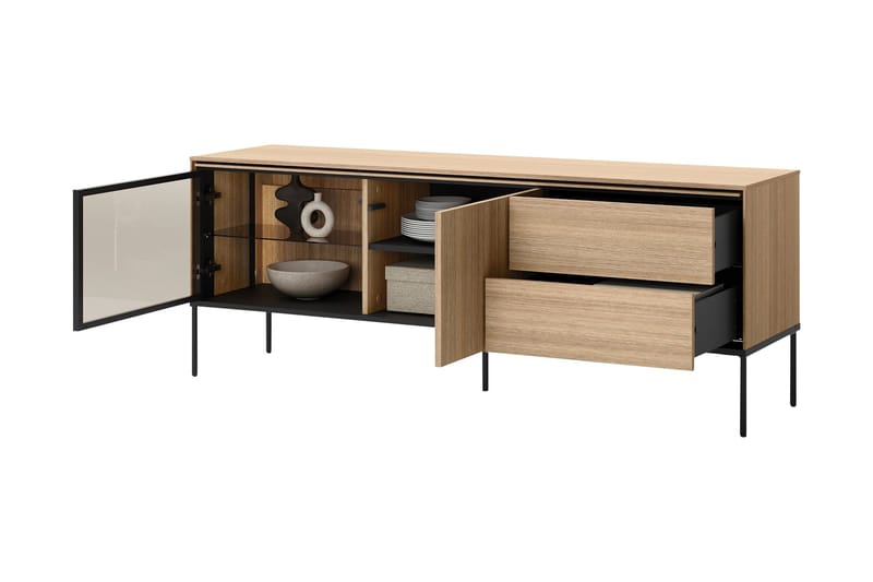 Basici Tv-bänk 167x41 cm - Brun - Möbler - Tv möbel & mediamöbel - TV bänk & mediabänk