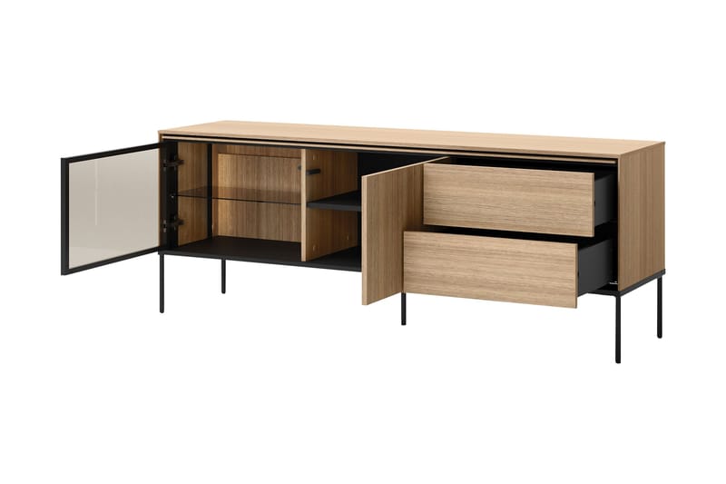 Basici Tv-bänk 167x41 cm - Brun - Möbler - Tv möbel & mediamöbel - TV bänk & mediabänk