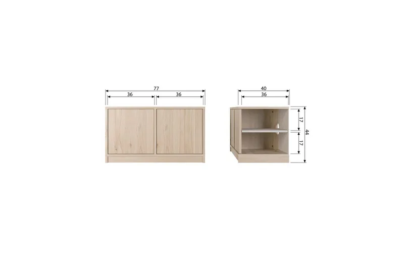 Basmodul Modulär - 44x77x40 cm - Möbler - Tv möbel & mediamöbel - TV skåp