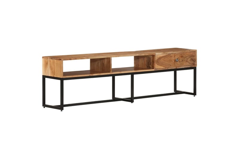 beBasic Tv-bänk 160x30x45 cm massivt akaciaträ - Brown - Möbler - Tv möbel & mediamöbel - TV bänk & mediabänk