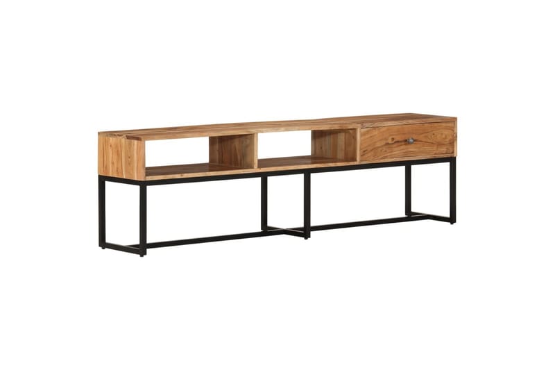 beBasic Tv-bänk 160x30x45 cm massivt akaciaträ - Brown - Möbler - Tv möbel & mediamöbel - TV bänk & mediabänk