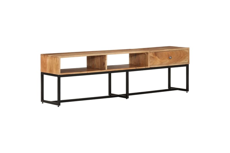 beBasic Tv-bänk 160x30x45 cm massivt akaciaträ - Brown - Möbler - Tv möbel & mediamöbel - TV bänk & mediabänk