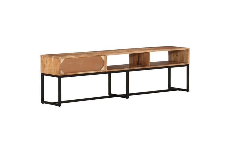 beBasic Tv-bänk 160x30x45 cm massivt akaciaträ - Brown - Möbler - Tv möbel & mediamöbel - TV bänk & mediabänk