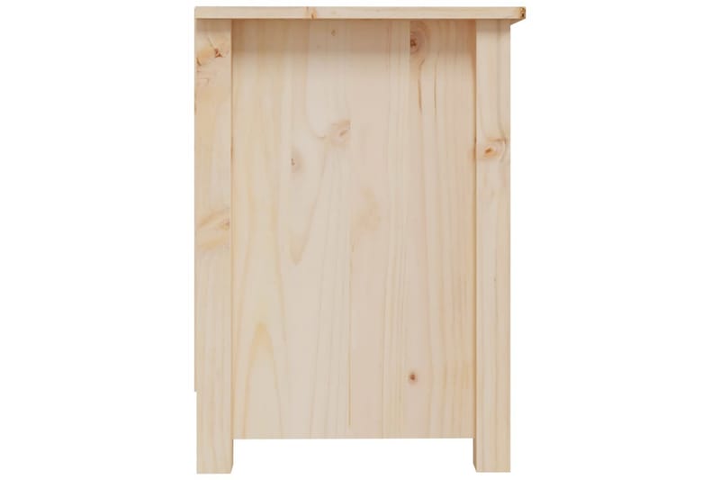 beBasic Tv-bänk 70x36,5x52 cm massiv furu - Brown - Möbler - Tv möbel & mediamöbel - TV bänk & mediabänk