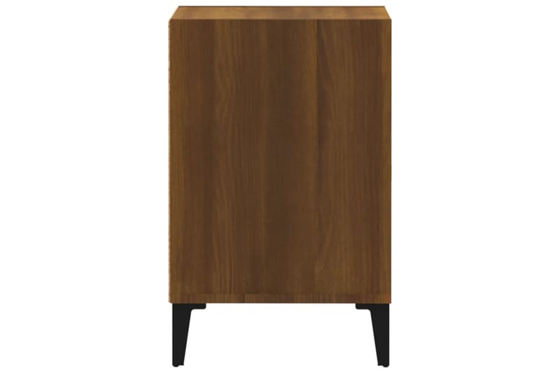 beBasic Tv-bänk brun ek 100x35x55 cm konstruerat trä - Brown - Möbler - Tv möbel & mediamöbel - TV bänk & mediabänk