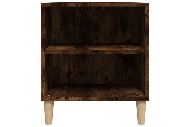 beBasic Tv-bänk rökfärgad ek 102x44,5x50 cm konstruerat trä - Brown - Möbler - Tv möbel & mediamöbel - TV bänk & mediabänk