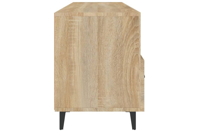beBasic Tv-bänk sonoma-ek 102x35x50 cm konstruerat trä - Brown - Möbler - Tv möbel & mediamöbel - TV bänk & mediabänk