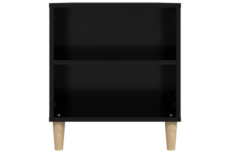 beBasic Tv-bänk svart 102x44,5x50 cm konstruerat trä - Black - TV bänk & mediabänk