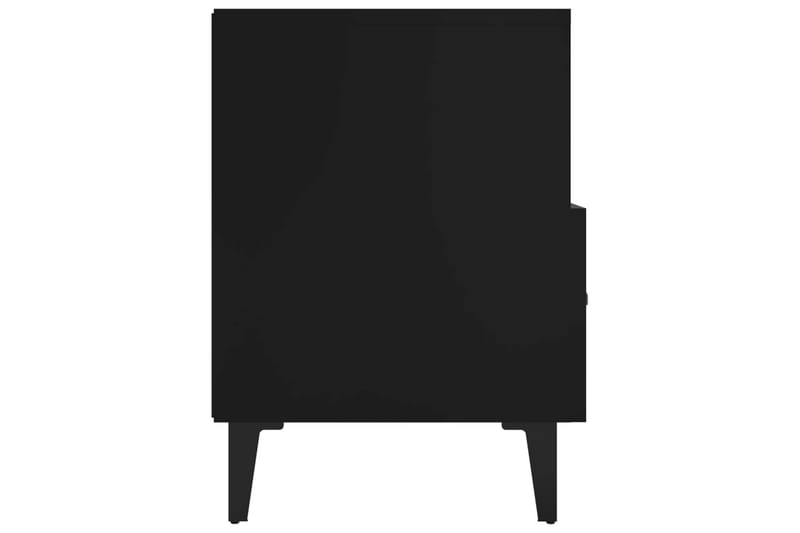 beBasic Tv-bänk svart 80x36x50 cm konstruerat trä - Black - TV bänk & mediabänk