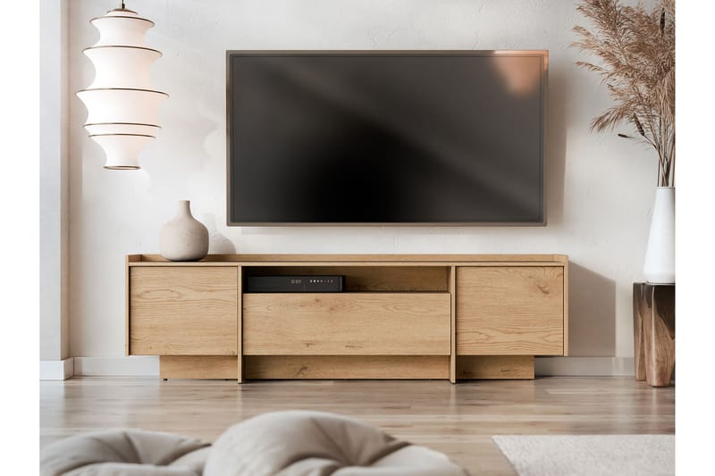 Bellia Tv-skåp 197x38 cm - Beige - Möbler - Tv möbel & mediamöbel - TV skåp