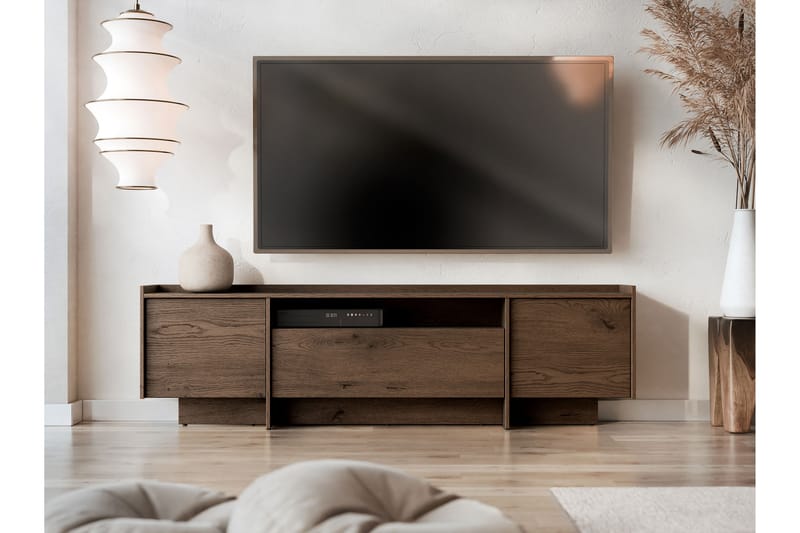 Bellia Tv-skåp 197x38 cm - Grå - Möbler - Tv möbel & mediamöbel - TV skåp