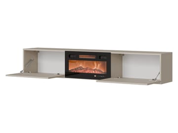 Berik Tv-bänk 180 cm - beige och svart - Möbler - Tv möbel & mediamöbel - TV bänk & mediabänk