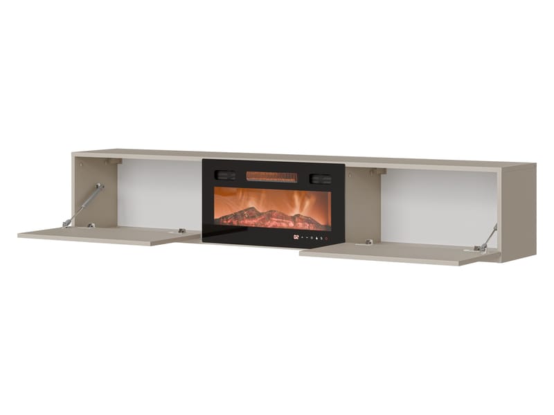 Berik Tv-bänk 180 cm - beige och svart - Möbler - Tv möbel & mediamöbel - TV bänk & mediabänk