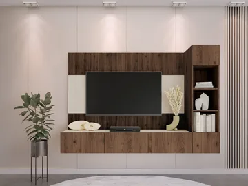 Bernice Tv-skåp 220 cm - brun - Möbler - Tv möbel & mediamöbel - TV-möbelset