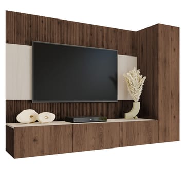 Bernice Tv-skåp 220 cm - brun - Möbler - Tv möbel & mediamöbel - TV-möbelset