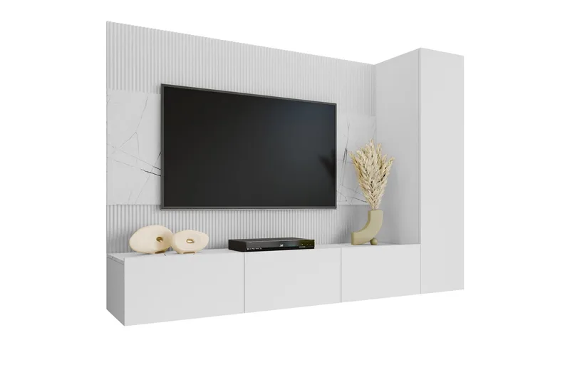 Bernice Tv-skåp 220x38 cm - Beige - Möbler - Tv möbel & mediamöbel - TV-möbelset