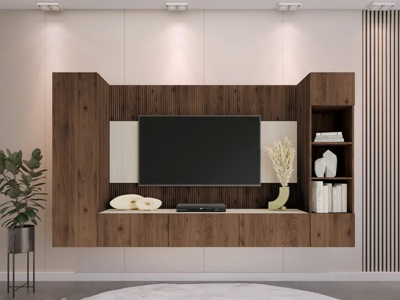 Bernice Tv-skåp 260 cm - brun - Möbler - Tv möbel & mediamöbel - TV-möbelset