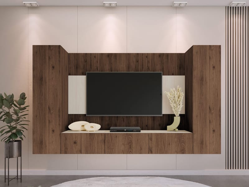 Bernice Tv-skåp 260 cm - brun - Möbler - Tv möbel & mediamöbel - TV-möbelset