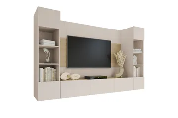 Bernice Tv-skåp 260x38 cm - Beige - Möbler - Tv möbel & mediamöbel - TV-möbelset