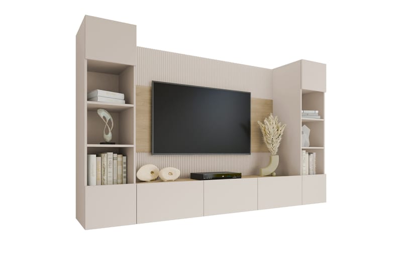 Bernice Tv-skåp 260x38 cm - Beige - Möbler - Tv möbel & mediamöbel - TV skåp