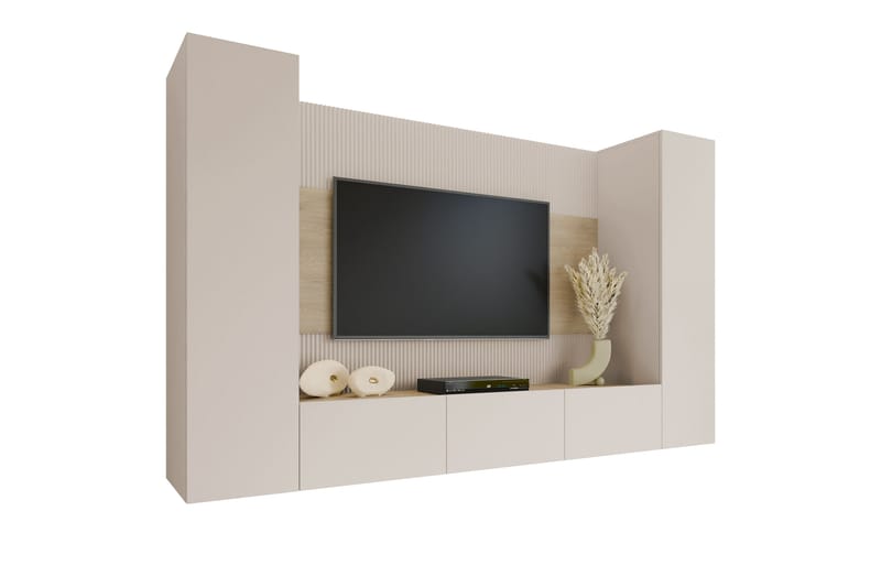 Bernice Tv-skåp 260x38 cm - Beige - Möbler - Tv möbel & mediamöbel - TV skåp