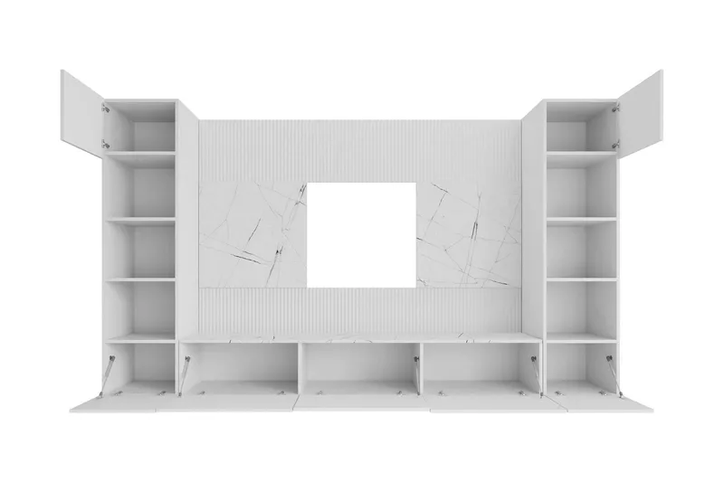 Bernice Tv-skåp 260x38 cm - Beige - Möbler - Tv möbel & mediamöbel - TV-möbelset