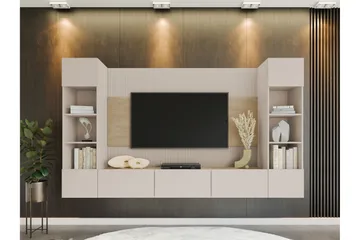 Bernice Tv-skåp 260x38 cm - Beige - Möbler - Tv möbel & mediamöbel - TV-möbelset