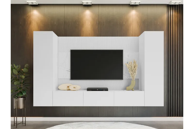 Bernice Tv-skåp 260x38 cm - Grön - Möbler - Tv möbel & mediamöbel - TV-möbelset