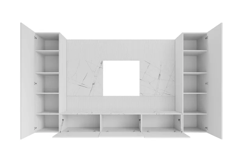 Bernice Tv-skåp 260x38 cm - Svart - Möbler - Tv möbel & mediamöbel - TV-möbelset