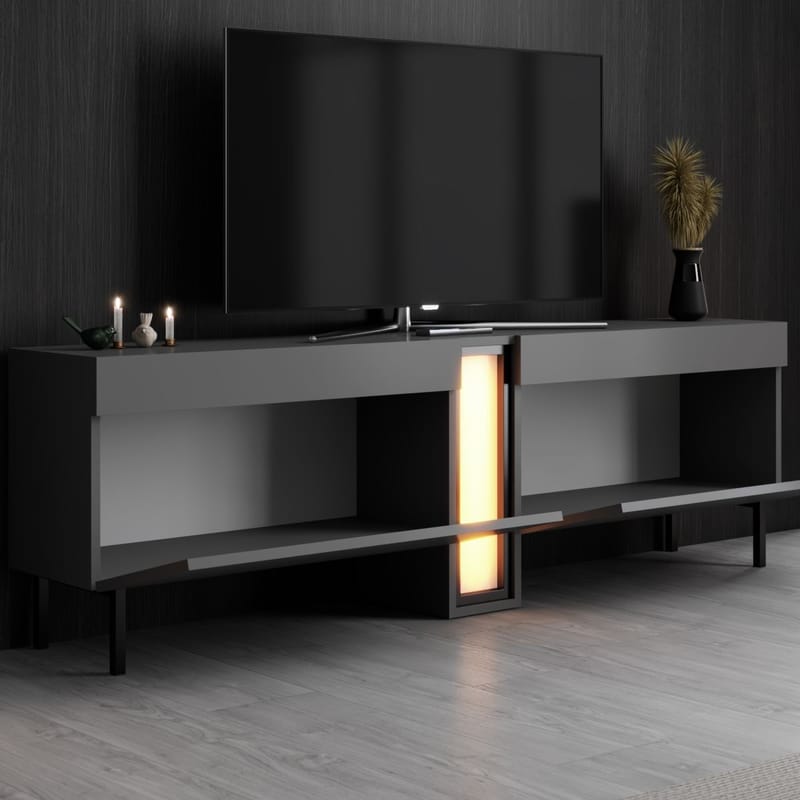 Berriaren TV-bänk 180 cm - Antracit - Möbler - Tv möbel & mediamöbel - Mediastativ & väggfäste