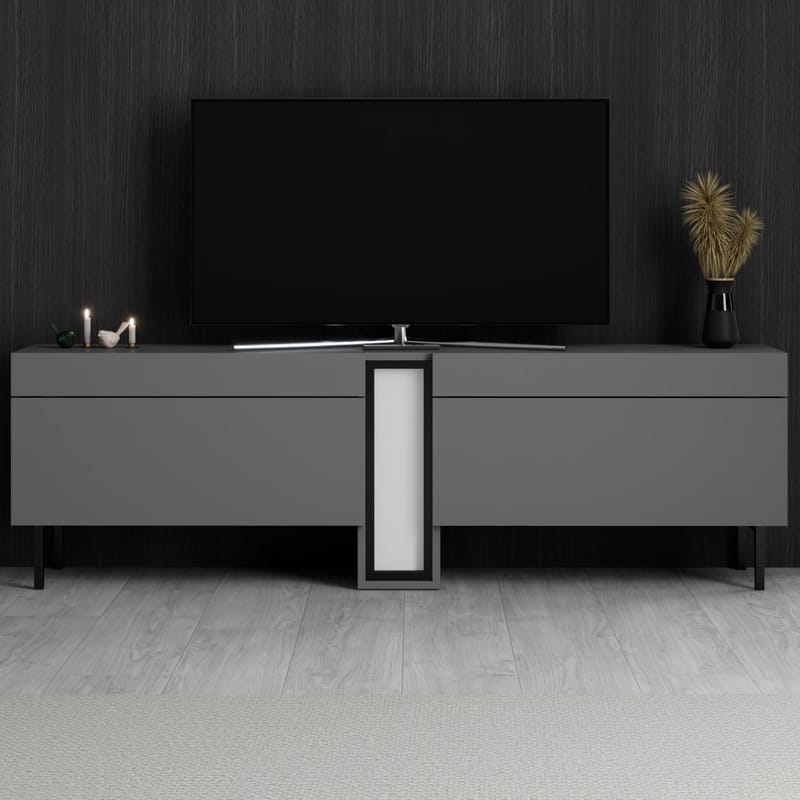 Berriaren TV-bänk 180 cm - Antracit - Möbler - Tv möbel & mediamöbel - Mediastativ & väggfäste