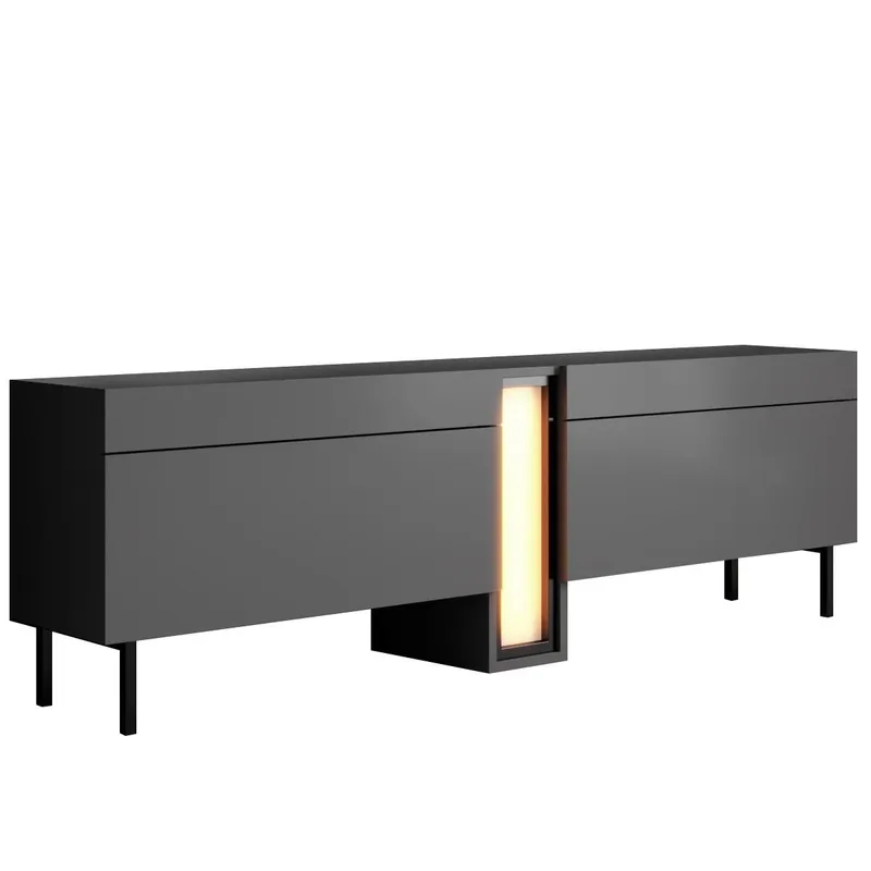 Berriaren TV-bänk 180 cm - Antracit - Möbler - Tv möbel & mediamöbel - Mediastativ & väggfäste