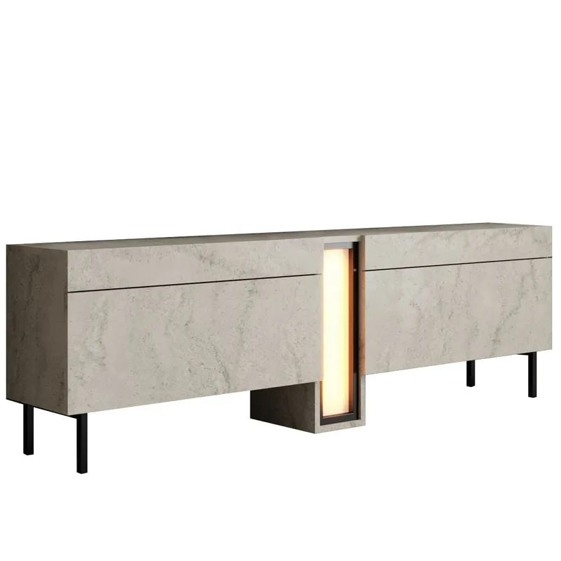 Berriaren TV-bänk 180 cm, Travertin