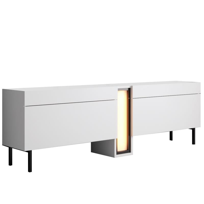 Berriaren TV-bänk 180 cm - Vit - Möbler - Tv möbel & mediamöbel - Mediastativ & väggfäste