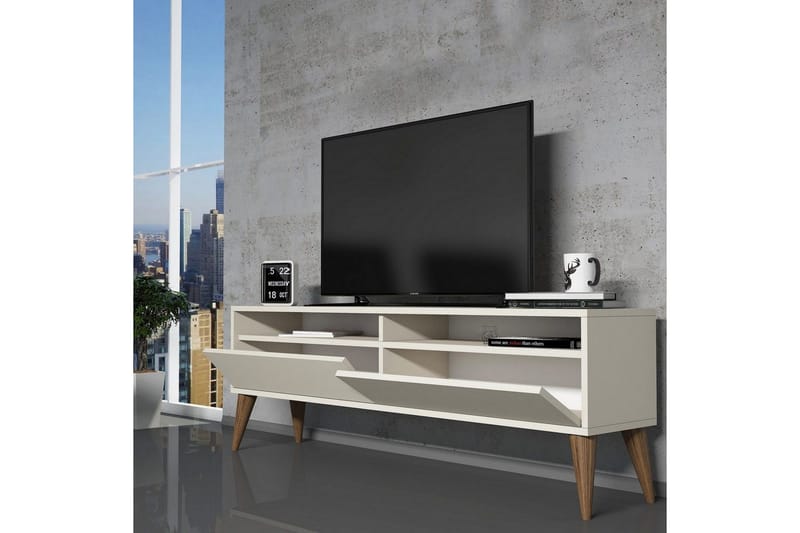 Bexheti Tv-bänk 150 cm - Cream - Möbler - Tv möbel & mediamöbel - TV bänk & mediabänk