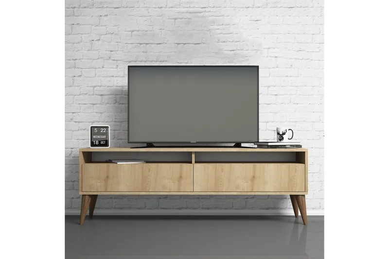 Bexheti Tv-bänk 150 cm - Ek - Möbler - Tv möbel & mediamöbel - TV bänk & mediabänk