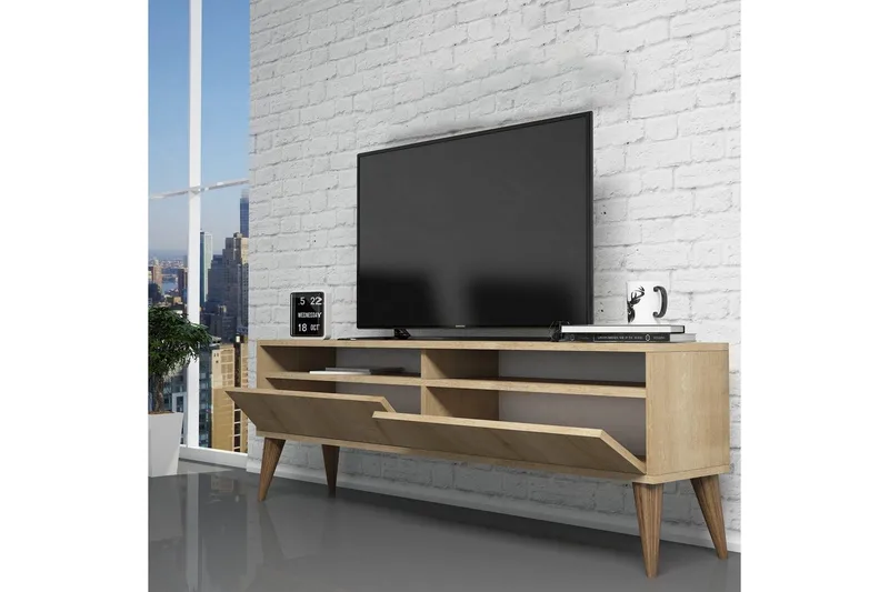 Bexheti Tv-bänk 150 cm - Ek - Möbler - Tv möbel & mediamöbel - TV bänk & mediabänk