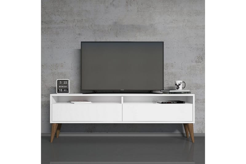 Bexheti Tv-bänk 150 cm - Vit - Möbler - Tv möbel & mediamöbel - TV bänk & mediabänk