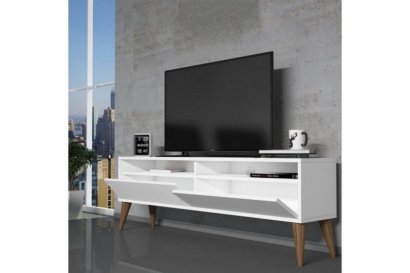Bexheti Tv-bänk 150 cm - Vit - Möbler - Tv möbel & mediamöbel - TV bänk & mediabänk