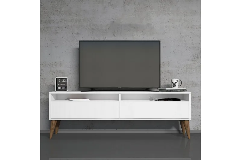 Bexheti Tv-bänk 150 cm - Vit - Möbler - Tv möbel & mediamöbel - TV bänk & mediabänk