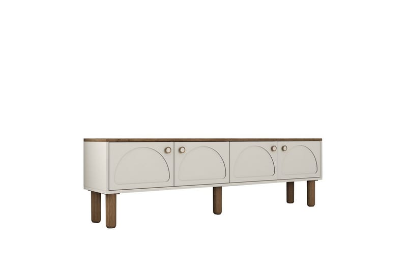 Bohem Tv-bänk 180 cm - Cremevit/Multifärgad - Möbler - Tv möbel & mediamöbel - TV bänk & mediabänk