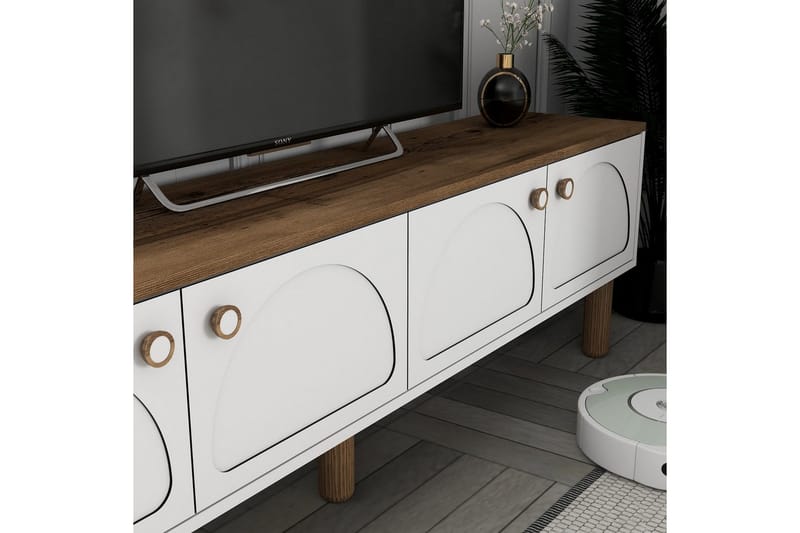 Bohem Tv-bänk 180 cm - Vit - Möbler - Tv möbel & mediamöbel - TV bänk & mediabänk